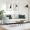 vidaXL Sofa Pagalvės 2 pcs Tamsiai žalia 60 x 40 cm audinys