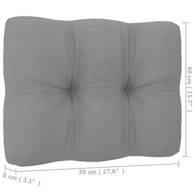 vidaXL Sodo komplektas su pagalvėlėmis, 2 dalių, pušies masyvas