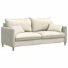 vidaXL Sofa Pagalvės 2 pcs Kreminė 50 x 30 cm Kordūrinis audinys