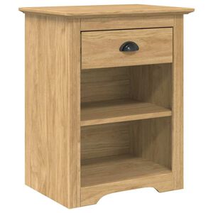 vidaXL &Scaron;alia lovos spintelė BODO Medus ruda 53 x 38,5 x 67 cm
