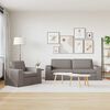vidaXL Sofa 2 pcs Taupe 182 x 80 x 82 cm audinys