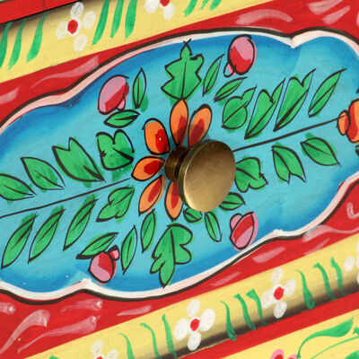 vidaXL Naktinė spintelė, 40x30x50cm, mango masyvas, dažyta rankomis
