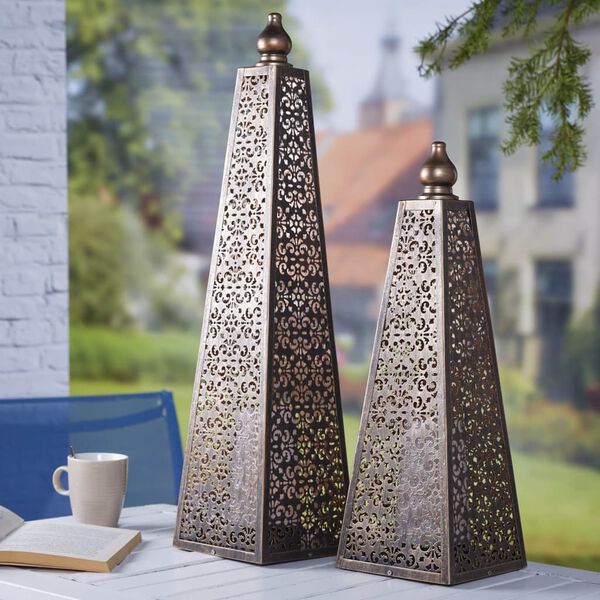 Luxform Lighting LED &scaron;viestuvas Pyramid, vario spalvos, 60cm