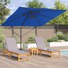 vidaXL Roma Parasol Mėlyna 286 x 285 x 265 cm Poliesteris ir aliuminis