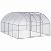 vidaXL Lauko narvas vi&scaron;čiukams, 3x4x2m, galvanizuotas plienas