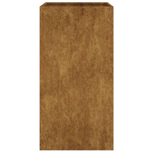 vidaXL Lovelis, 40x40x80cm, Corten plienas