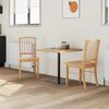vidaXL Valgomojo kėdės 2 pcs Natūrali 50 x 52,5 x 91 cm