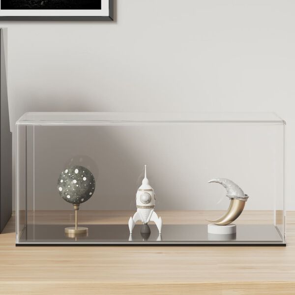 vidaXL Eksponavimo dėžė, skaidri, 30x15x14cm, akrilas