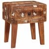 vidaXL Žurnalinis staliukas Ruda 40 x 32 x 46 cm Kietas atkurtas medis