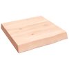 vidaXL Vonios kambario stalvir&scaron;is, 40x40x(2-6)cm, medienos masyvas