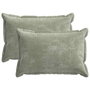vidaXL Pagalvėlės užvalkalas 2 pcs HOUTEN Žalia 30 x 50 cm