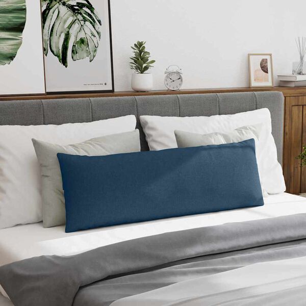 vidaXL Sofa Pagalvės 2 pcs Mėlyna 120 x 40 cm audinys