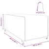 vidaXL Lauko baldų uždangalas 205 x 100 x 70 cm 210D Oxford audinys