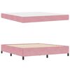 vidaXL Lovos rėmas su čiužiniu Rožinė 180 x 200 cm audinys