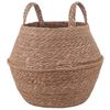 vidaXL Vazonas su rankenomis Natūrali &Oslash; 32 x 32 cm 100% Jūros žolė