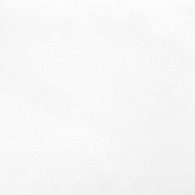 vidaXL Galvūgalis su auselėmis, baltos,183x23x78/88cm, dirbtinė oda
