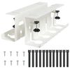 vidaXL Laidų tvarkymo dėžutė po stalu 2 pcs Balta 43 x 10 x 15 cm