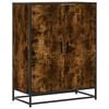 vidaXL Spintelė batams, dūminio ąžuolo, 75x38x97,5cm, mediena/metalas