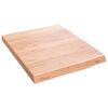 vidaXL Vonios stalvir&scaron;is, &scaron;viesiai rudas, 40x50x(2-4) cm, mediena