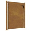vidaXL Sodo vartai, 100x125 cm, Corten plienas