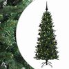 vidaXL Dirbtinė kalėdinė eglutė su rutuliuku 120 cm 150 LED