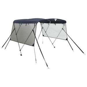 vidaXL Bimini vir&scaron;aus stogelis su sienomis, 183x(154-167)x137cm