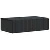 vidaXL Sieninis &scaron;oninis staliukas Juoda 59 x 34,5 x 17 cm
