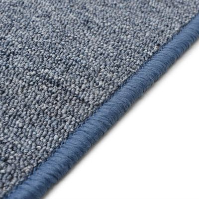 vidaXL Dygsniuotas kilimėlis, 80x150cm, mėlynas