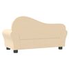 vidaXL Vaiki&scaron;ka sofa, kreminės spalvos, audinys