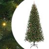 vidaXL Dirbtinė Kalėdų eglutė su 300 LED Žalia 240 cm PE ir PVC
