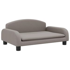vidaXL Vaiki&scaron;ka sofa, taupe spalvos, 70x45x30cm, audinys