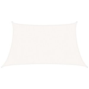 vidaXL Uždanga nuo saulės, baltos spalvos, 3/4x2m, HDPE, 160g/m&sup2;