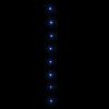 vidaXL LED lempučių girlianda, 60m, PVC, 600 mėlynos spalvos LED