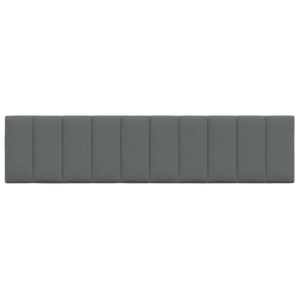 vidaXL Galvūgalio pagalvėlė, Hanko, tamsiai pilkos spalvos, 200cm, audinys