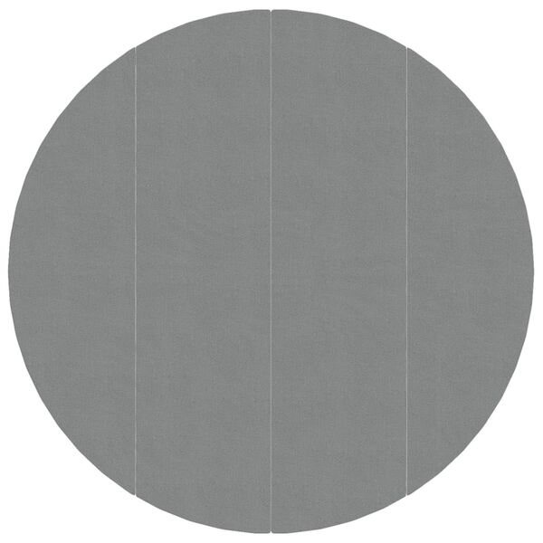vidaXL Baseino paklotas, pilkas, 428cm, poliesterio geotekstilė