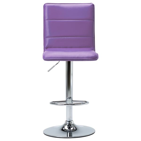 vidaXL Baro kėdė, violetinės spalvos, dirbtinė oda