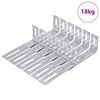 vidaXL Anti Tip laikiklis 1268 Sidabro 74,5 x 15 x 32 mm Geležis