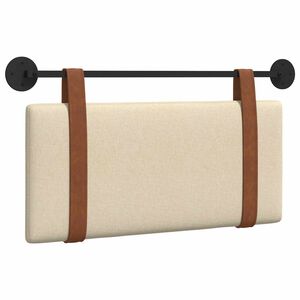 vidaXL Kabantysis galvūgalis Kreminė 90 x 55 x 5 cm Antikinis PU