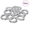 vidaXL Spyruoklinis plovimas 12 vnt. Balta 13 x 1 mm Geležis