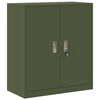 vidaXL Oppbevaringsskap Alyvuogių žalia 80 x 40 x 90 cm Plienas