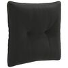 vidaXL Atlo&scaron;o pagalvė PUTTEN 100% poliesteris Juoda 40 x 40 x 10 cm