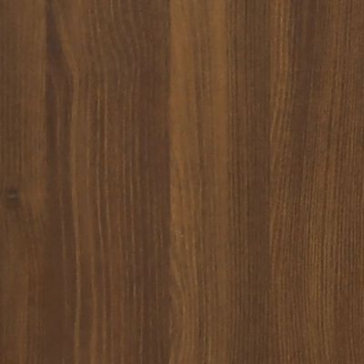 vidaXL Kavos staliukas, rudas ąžuolo, 80x50x40cm, apdirbta mediena