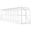 vidaXL Vi&scaron;tų narvas prie sienos Sidabrinė 600 x 150 x 215 cm