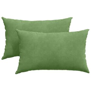 vidaXL Sofa Pagalvės 2 pcs &Scaron;viesiai žalia 50 x 30 cm