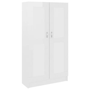vidaXL Spintelė knygoms, balta, 82,5x30,5x150cm, apdirbta mediena