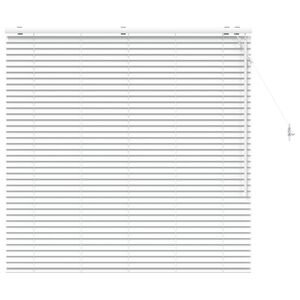 vidaXL Venecijos žaliuzės Balta 140 x 130 cm 35 mm