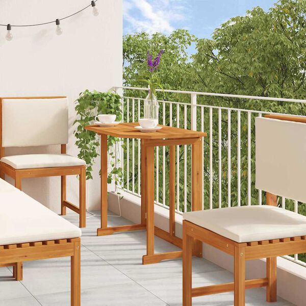 vidaXL Sodo Bistro Rinkinys 6 pcs Ruda akacijos medienos masyvas