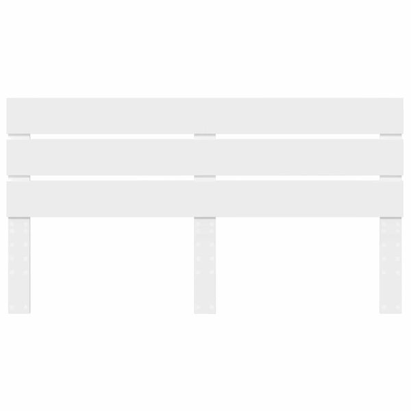vidaXL Galvūgalis Balta 200 cm Apdirbta mediena