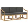 vidaXL Lauko sofos komplektas 3 pcs
