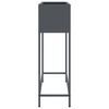 vidaXL Pakeltas Sodo Vazonas Antracitas 100 x 26 x 82 cm Plienas